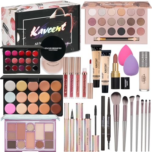 KAVCENT Makeup Kit for Teens Makeup Kits for Women Full Kit Makeup Set for Women Teenagers Eyeshadow Makeup Gift Set for