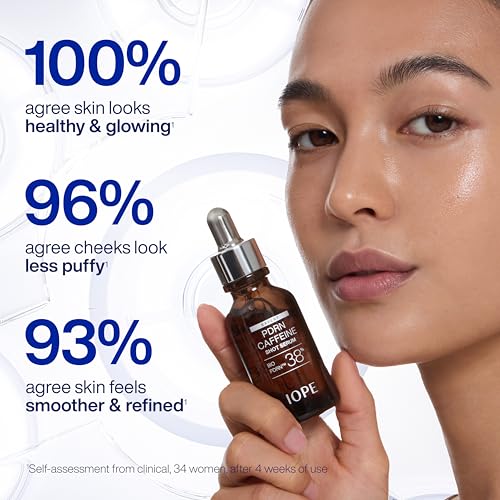 IOPE Expert PDRN Caffeine Shot Serum - Anti-Aging Face Serum to - Product Imagery