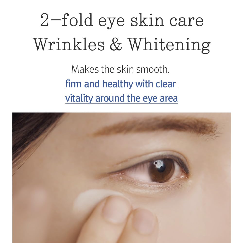 Pyunkang Yul PKY Concentrated Eye Cream in 0.84 oz jar, featuring shea butter and herbal ingredients for wrinkle and dark circle care