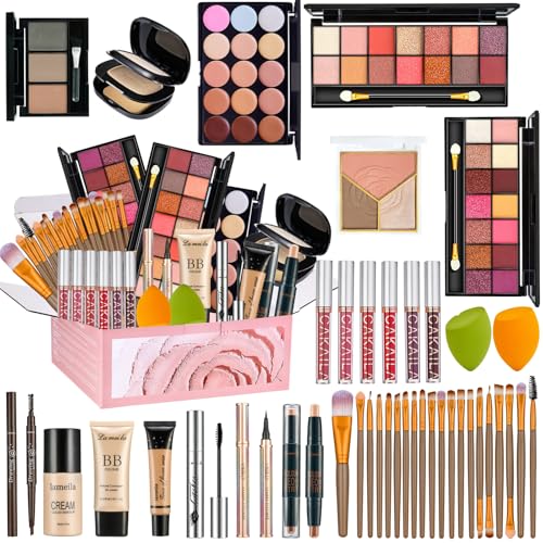 CHAFFUL All in One Makeup Set for Women Full Kit, Make Up Gift Set, Full Makeup Kit – Multicolor