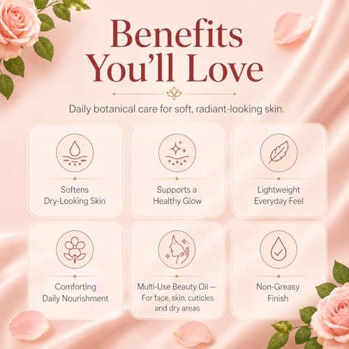 TMPE Rosehip Oil for Face. Pure, Natural, Cold-Pressed & - Product Imagery
