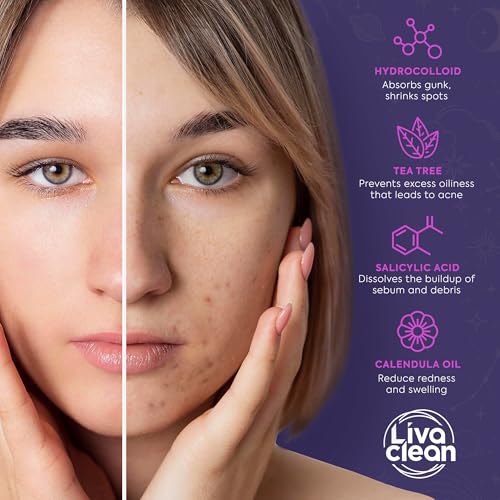 Livaclean 240 CT Star Pimple Patches for Face + 330 CT Acne - Product Imagery