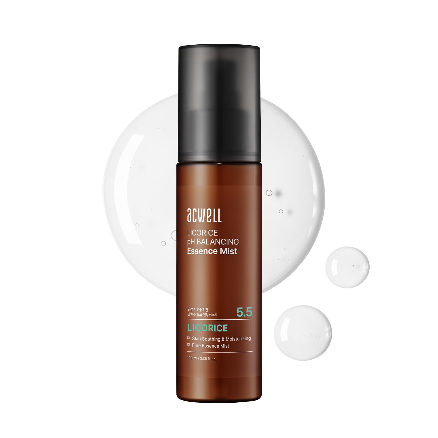 ACWELL Licorice pH Balancing Essence Hydrating Face Mist – - Product Imagery
