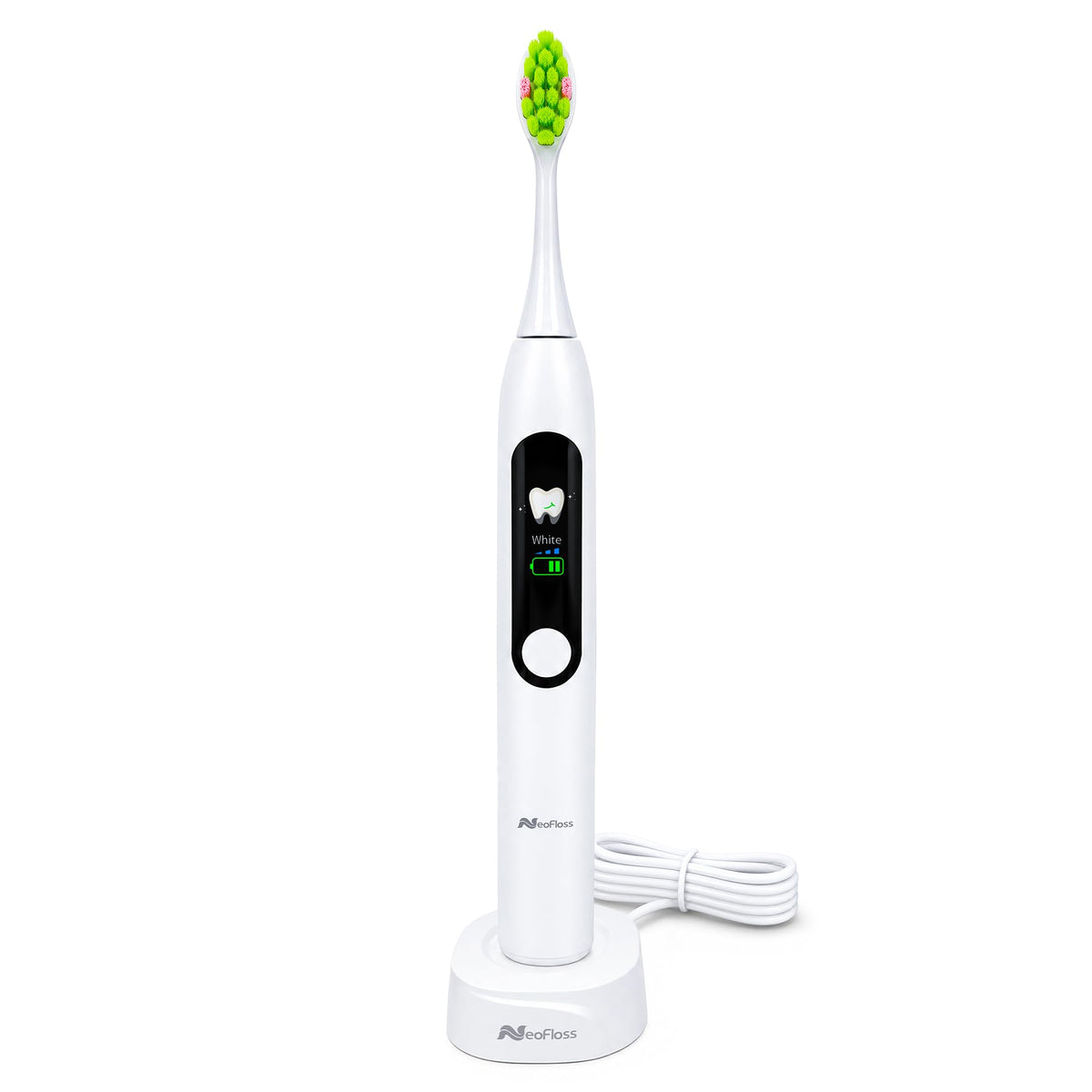 SmilePro Elite UV Sonic Electric Toothbrush White - NEOFLOSS Official Imagery - 3