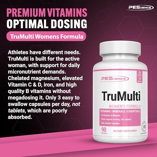 PEScience TruMulti Multivitamin for Women, 30 Day Supply - Product Imagery