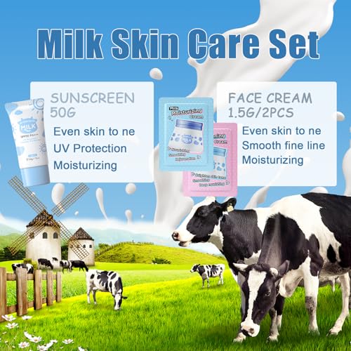 Milk Skin Care Sets Birthday Christmas Gifts for Teenage Girls - - Product Imagery