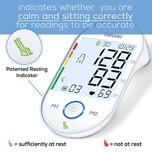 Beurer BM55 Blood Pressure Machine – XL Backlit Display, - Product Imagery