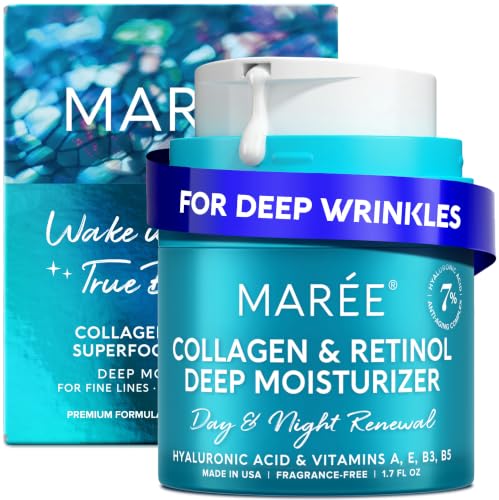 MAREE Collagen and Retinol Deep Face Moisturizer - Face Cream for Women