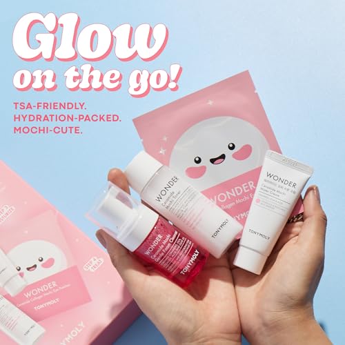 TONYMOLY Wonder Ceramide Mochi Essentials Set - Hyaluronic Acid - Product Imagery