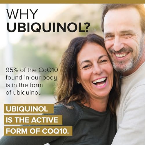 Qunol Ubiquinol 100mg, Powerful Antioxidant for Heart Health, - Product Imagery