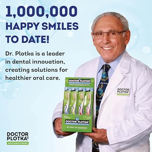 MOUTHWATCHERS Soft Flossing Manual Toothbrush, Adults, Pack of - Product Imagery