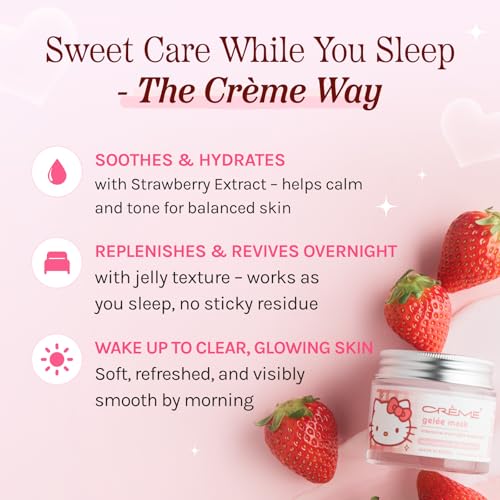 The Crème Shop Hello Kitty Klean Beauty™ Gelée Mask - Product Imagery