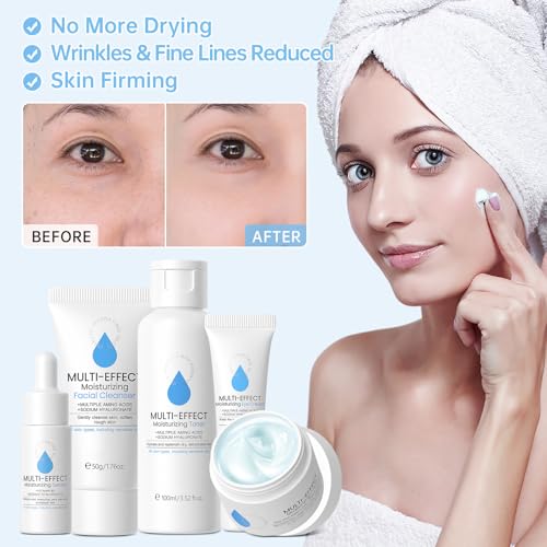 Skin Care Gift Sets for Women, 5-In-1 Hydration Skin Care Set - Product Imagery