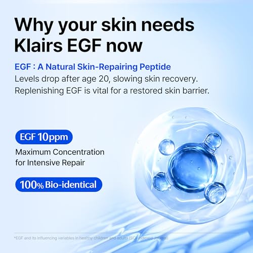 DearKlairs EGF Serum - Blue Youth Activating Drop, Travel Size - Product Imagery