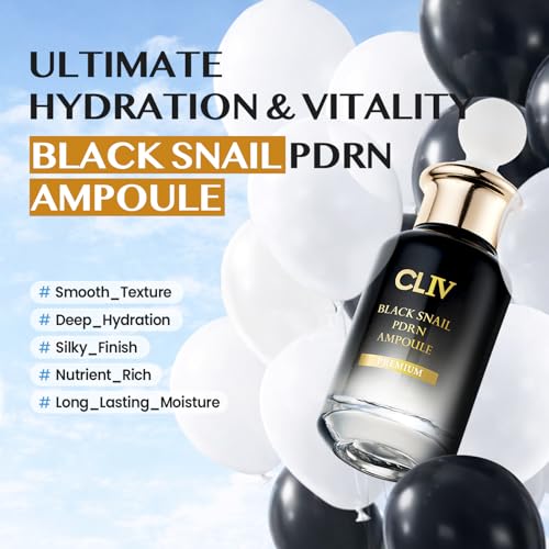 Black Snail PDRN Ampoule - 65% Snail Secretion Filtrate & Sodium - Product Imagery