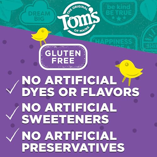 Tom's of Maine Toddler Fluoride Free Toothpaste, Mild Fruit, 3 - Product Imagery