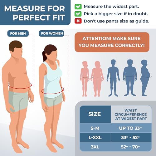 ORTONYX Umbilical Hernia Belt for Men Women, Abdominal Binder - Product Imagery