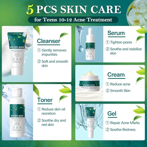 Skin Care Set,Acne Treatment for Face Skin Care Sets & Kits,Tea - Product Imagery