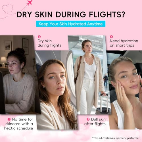 QUIYUM Watermelon Niacinamide Travel Kit – 4 Pcs Skincare Set - Product Imagery