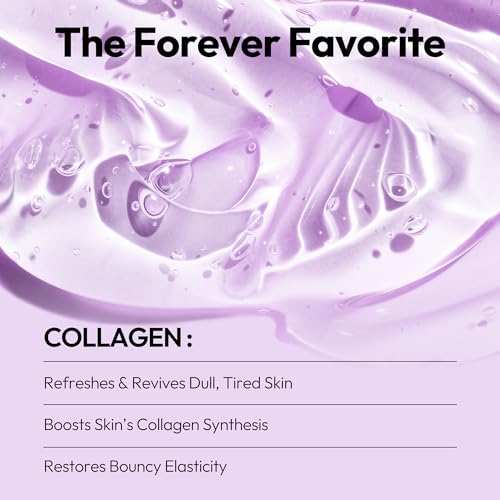 LAPCOS K Beauty Collagen Sheet - Skin Firming Face Mask (Pack of - Product Imagery