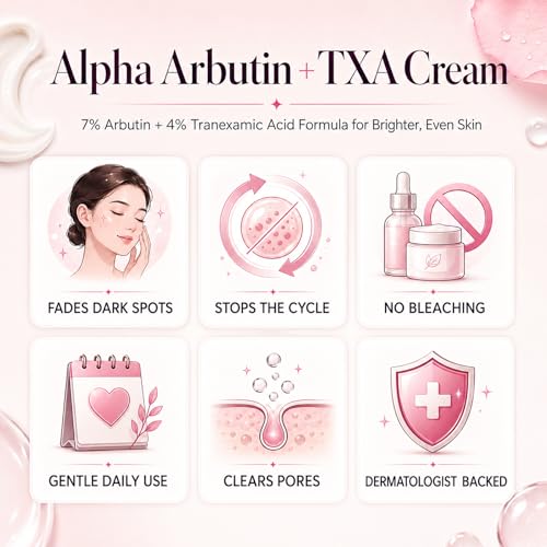 Korean Brightening Cream for Face & Body, Arbutin And Tranexamic - Product Imagery