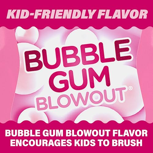 ACT Kids Anticavity Fluoride Toothpaste, Bubble Gum Blowout, 4.6 - Product Imagery