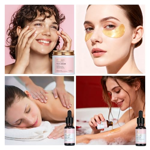 Gifts for Women, Birthday Gift for Women, 30pcs Rose Face Skin - Product Imagery