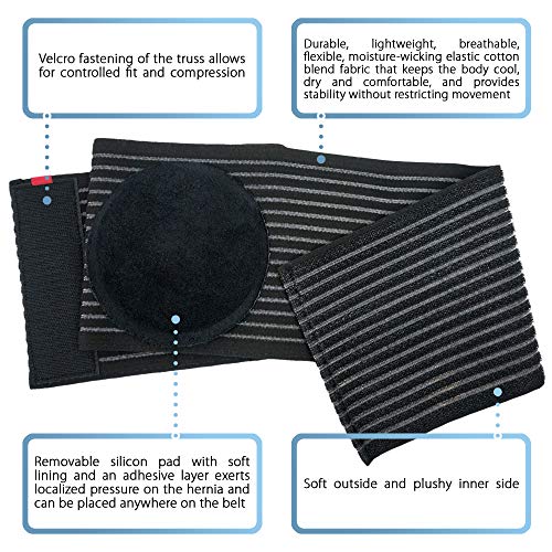 ORTONYX Umbilical Hernia Belt for Men Women, Abdominal Binder - Product Imagery