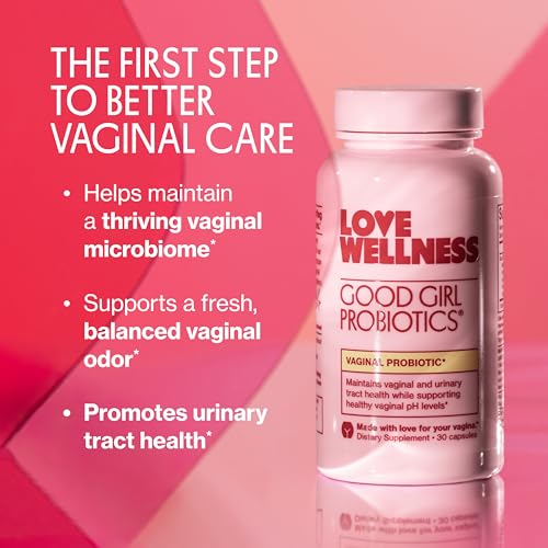 Love Wellness Good Girl Vaginal Probiotics | 9-Strain | 30-Day - Product Imagery