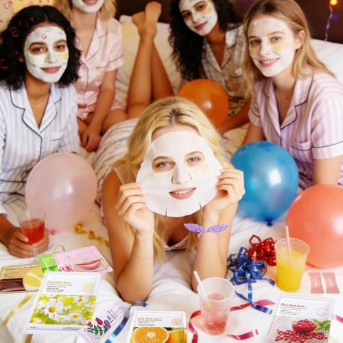160 PCS Spa Party Supplies for Girls Women, Include Facial Mask, - Product Imagery