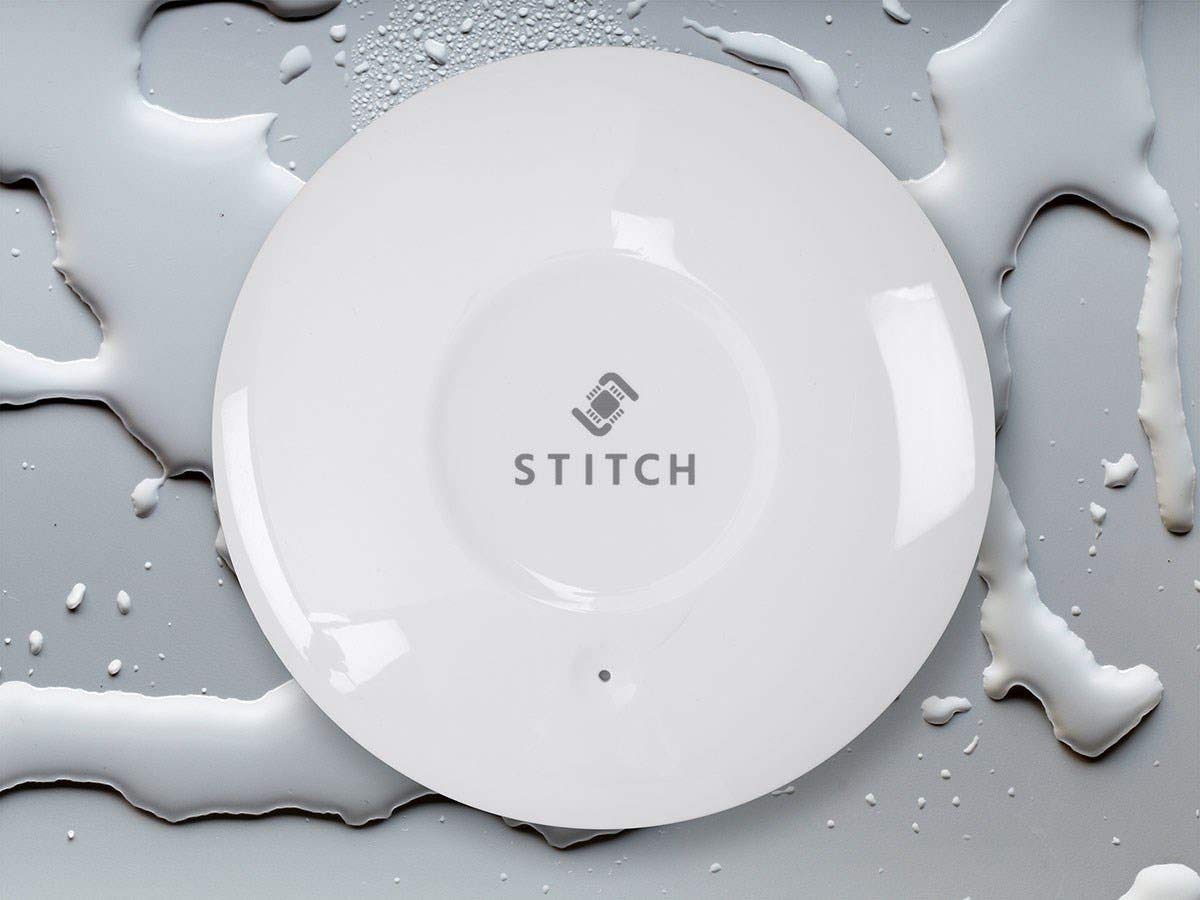Monoprice 133124 Flood Sensor White – back view and specifications