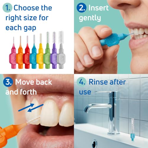 TePe Interdental Brush Original, Soft Dental Brush for Teeth - Product Imagery
