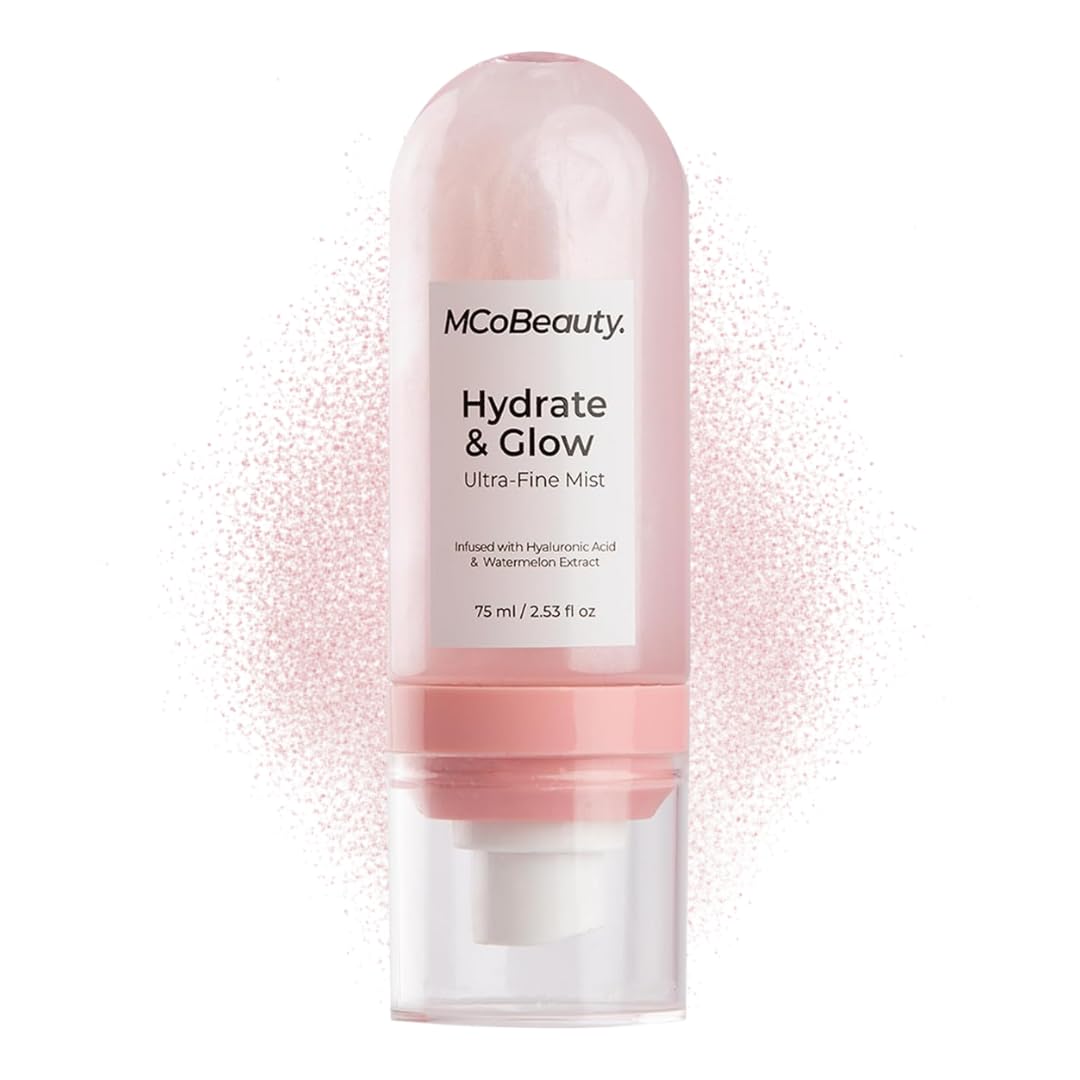 MCoBeauty Hydrate & Glow Ultra Fine Mist - Hydrating Shimmer - Product Imagery