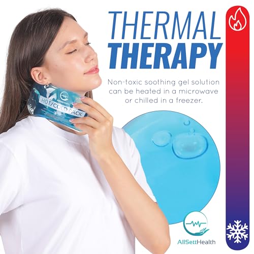 7 Piece Reusable Ice Packs for Injuries, Gel Ice Packs for Cold - Product Imagery