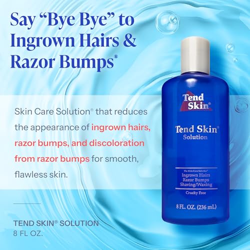 Tend Skin Solution for Razor Bumps and Ingrown Hair, 8 Oz - Product Imagery