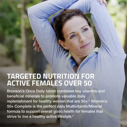 Bronson ONE Daily Women 50+ Complete Multivitamin Multimineral, - Product Imagery