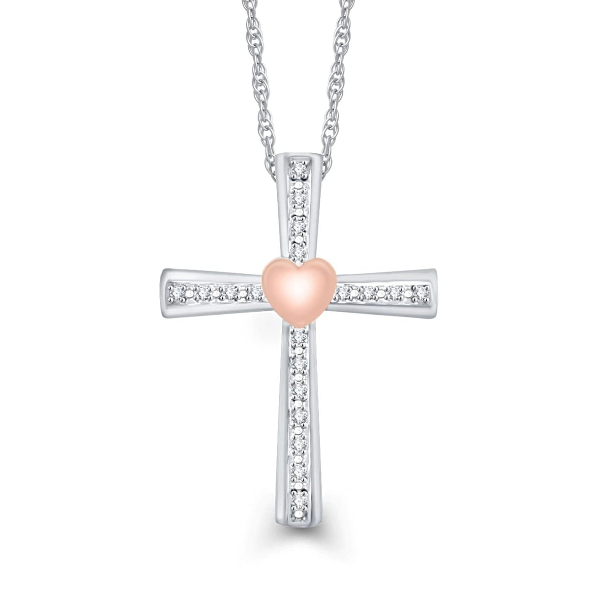 Jewelili Diamond Accent Pendant Necklace Collection for Women – product photo (Pendant Necklaces)