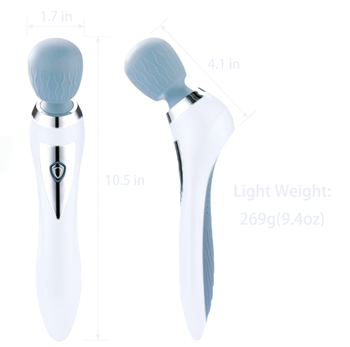 Asopal Handheld Cordless Personal Wand Massager, Muscle Massager for Neck Back Shoulder Waist Leg Feet, Portable Full Bo