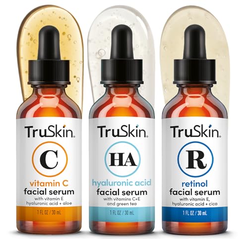 TruSkin Serum Trio with Vitamin C, Retinol & Hyaluronic Acid, 1 - Product Imagery