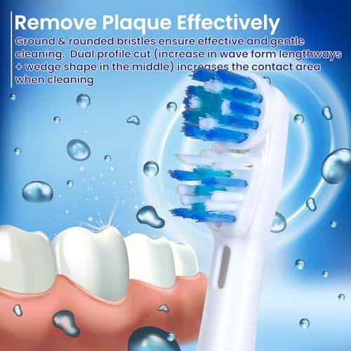 Replacement Brush Heads Compatible with Oral B- Double Clean - Product Imagery