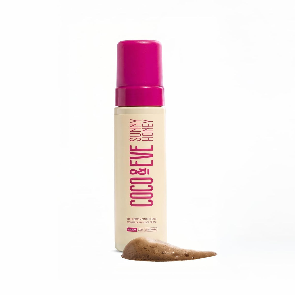 Coco & Eve Sunny Honey Bronzing Self Tanner Mousse - Medium, 6.7 fl oz – product photo (Body Self-Tanners)
