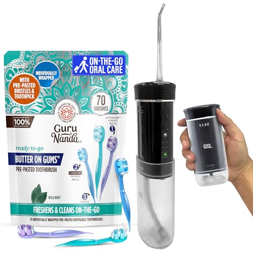 GuruNanda On the Go Oral Care Bundle 70ct Disposable Pre - GuruNanda Official Imagery - 1