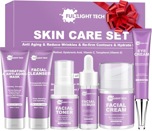 Skin Care Set,6 Pcs Anti-aging Skincare w/Korean - Product Imagery