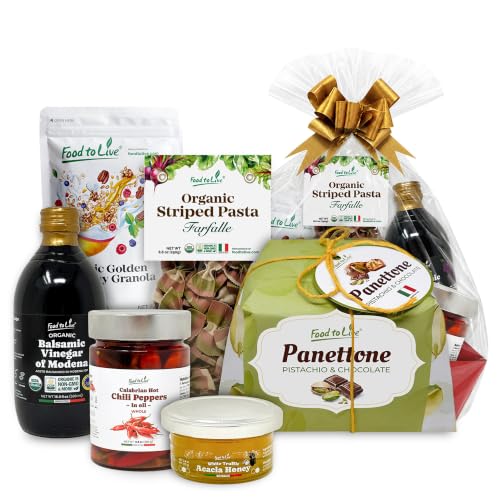Food To Live Holiday Gift Basket Italian Pistachio and - Food to Live Official Imagery - 1