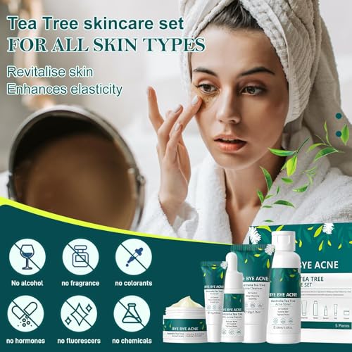 Skin Care Set,Acne Treatment for Face Skin Care Sets & Kits,Tea - Product Imagery