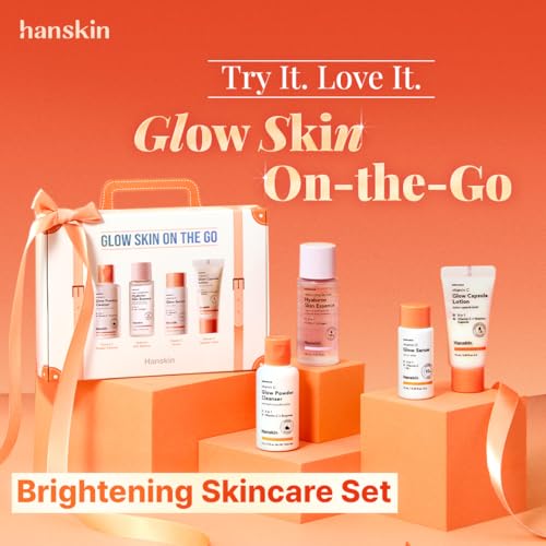 Hanskin Glow Skin On the Go Kit–Brightening & Hydrating Mini - Product Imagery