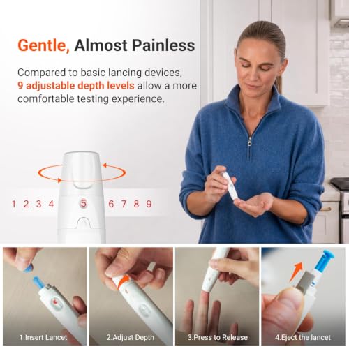 iHealth Gluco+ Wireless Smart Glucose Monitor Kit, 100 Strips & - Product Imagery
