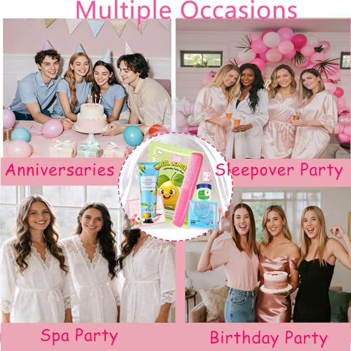 144 PCS Spa Party Supplies for Women, Spa Party Favors Include - Product Imagery