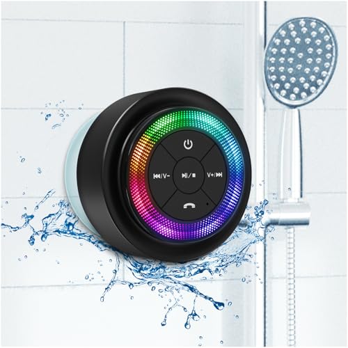 XLEADER Pro Shower Speaker (Upgraded) Certified IPX7 Waterproof Bluetooth