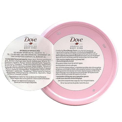 Dove Nourishing Body Care, Face, Hand, and Body Beauty Cream for - Product Imagery
